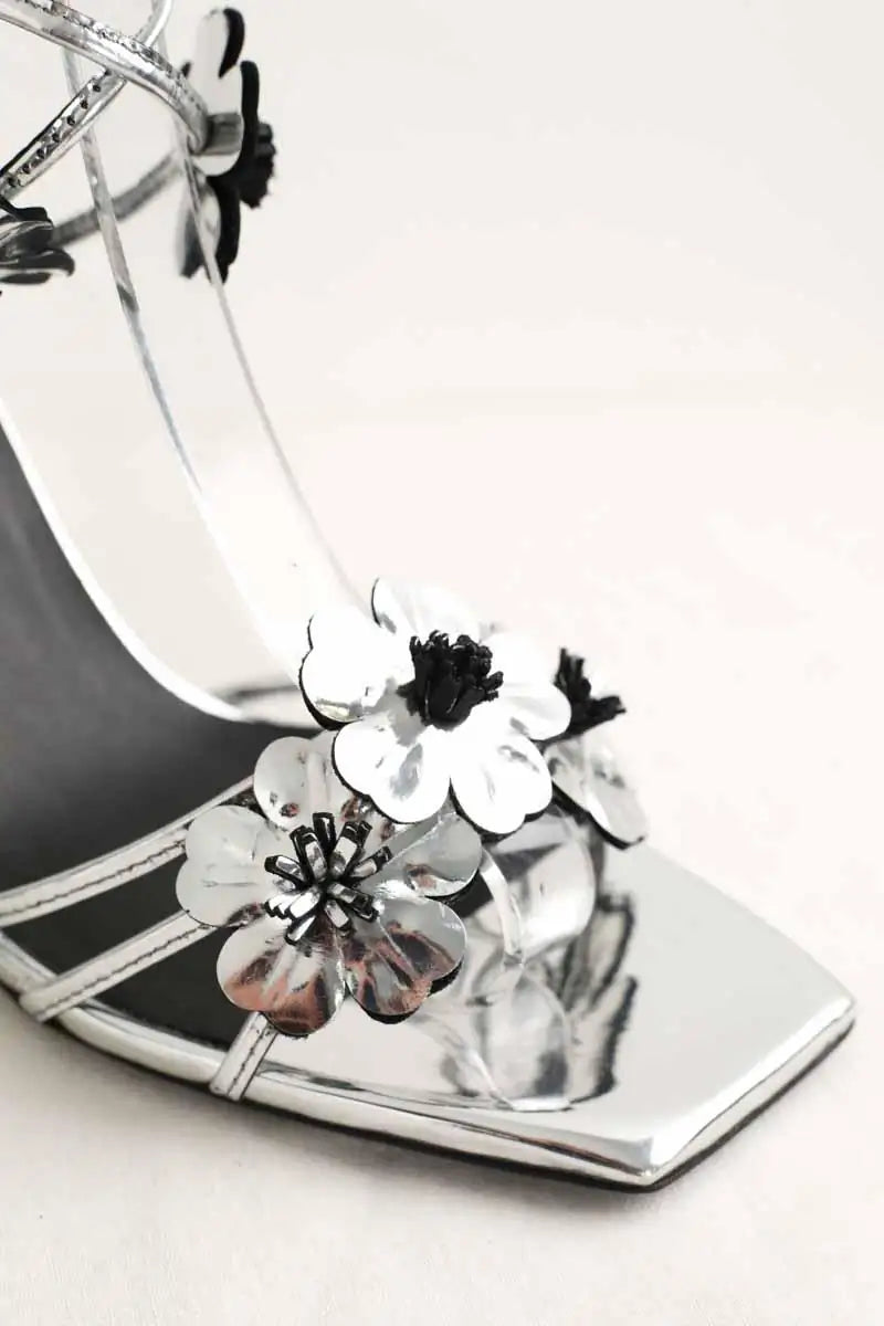 Talons The Kooples Argent en Plastique