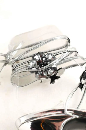 Talons The Kooples Argent en Plastique