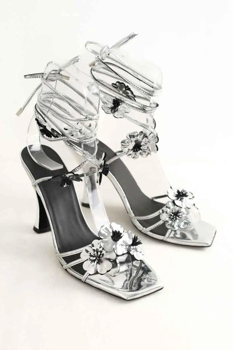 Talons The Kooples Argent en Plastique