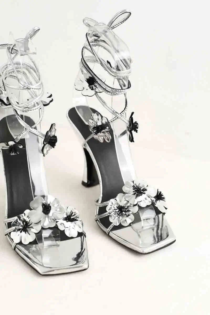 Talons The Kooples Argent en Plastique