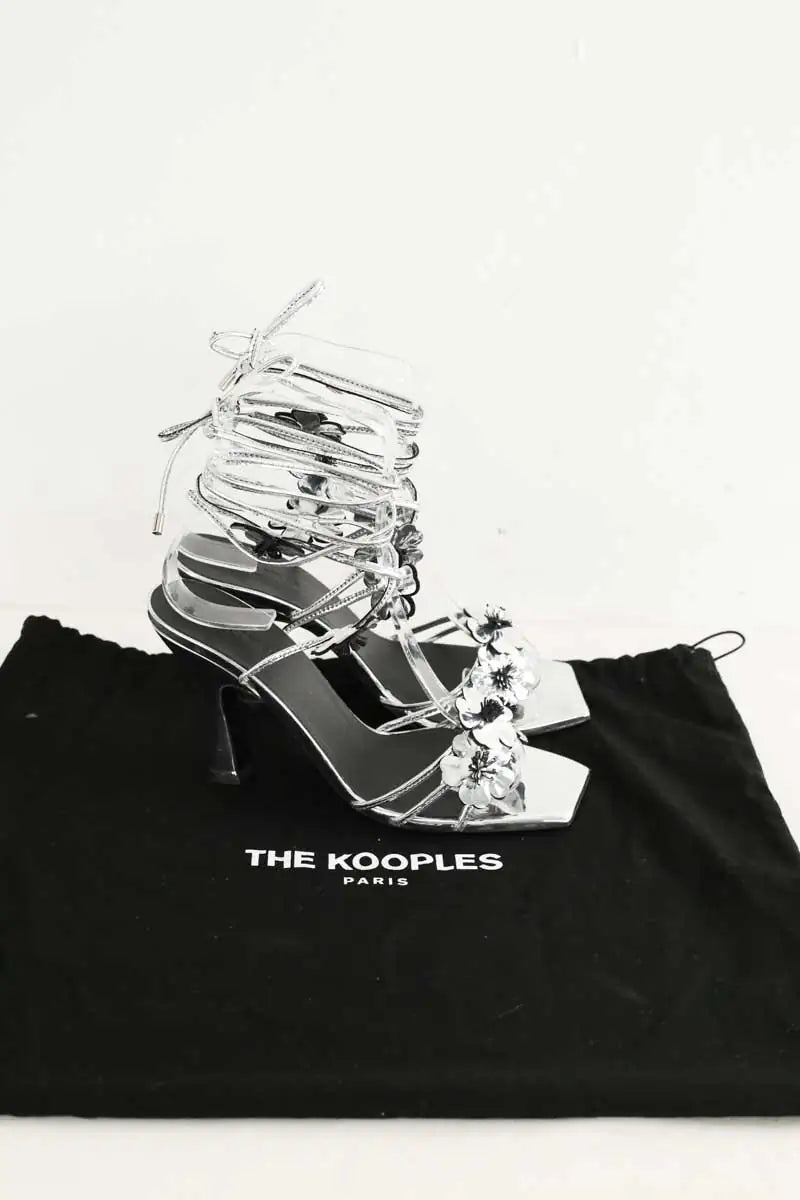 Talons The Kooples Argent en Plastique