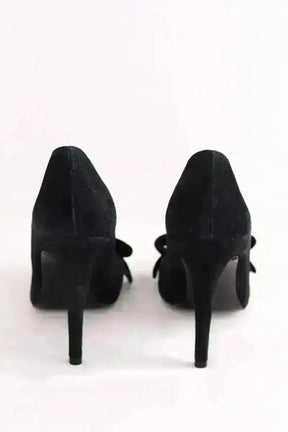 Talons The Kooples Noir en Daim