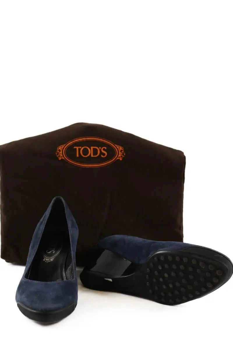 Talons Tod's Bleu en Daim