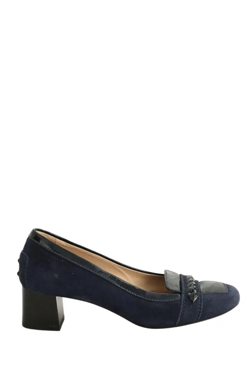 Talons Tod's Marine en Daim, taille 37 - Seconde Main