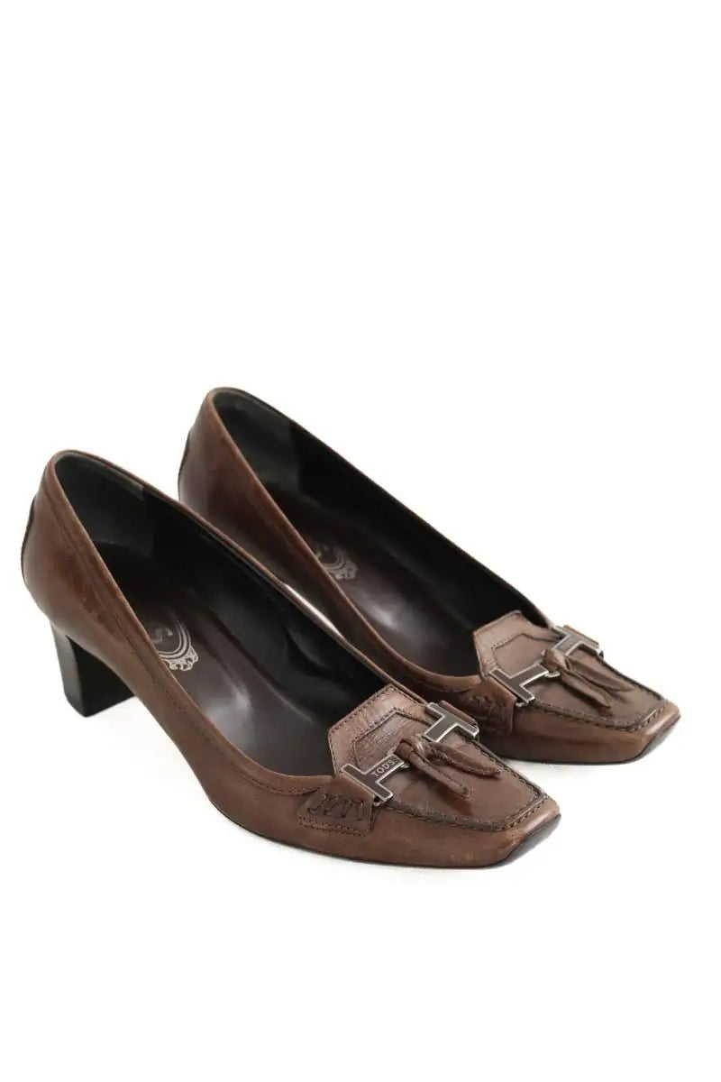 Talons Tod's Marron en Cuir