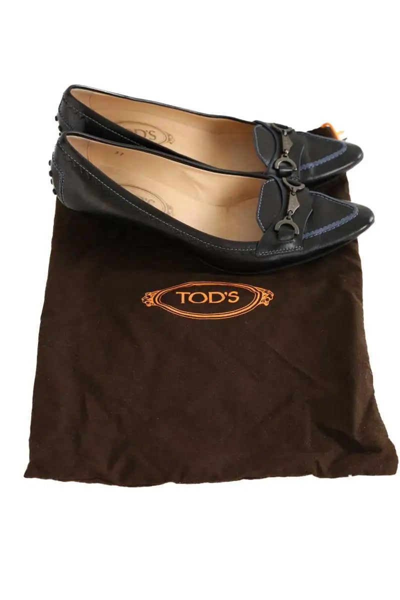 Talons Tod's Noir en Cuir