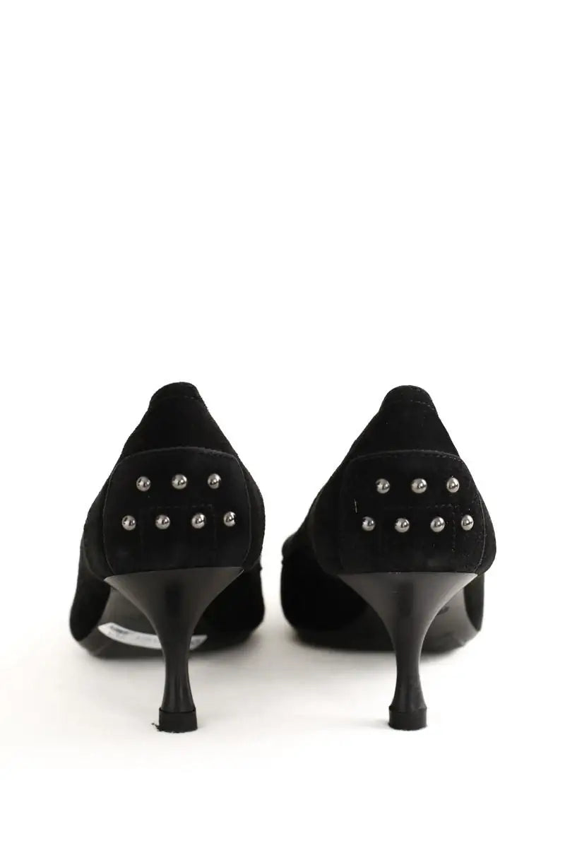 Talons Tod's Noir en Daim