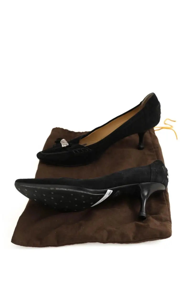 Talons Tod's Noir en Daim