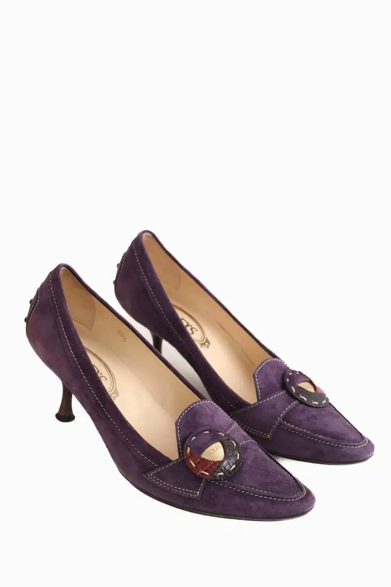 Talons Tod's Violet en Daim
