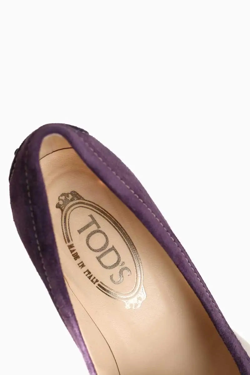 Talons Tod's Violet en Daim