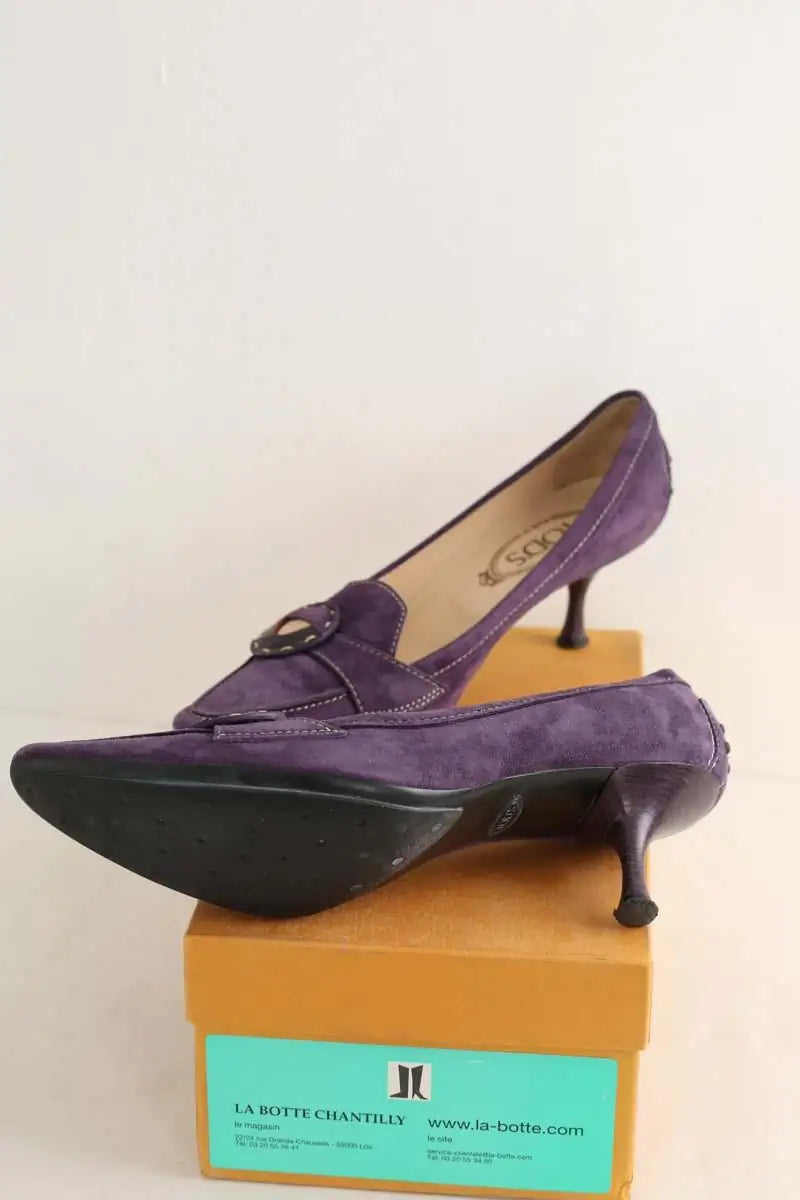 Talons Tod's Violet en Daim