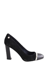 Talons Tommy Hilfiger Noir en Daim, taille 38 - Seconde Main