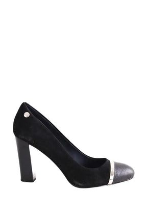 Talons Tommy Hilfiger Noir en Daim, taille 38 - Seconde Main
