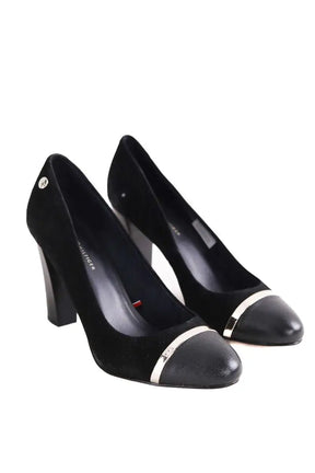 Talons Tommy Hilfiger Noir en Daim