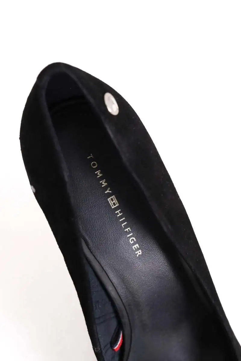 Talons Tommy Hilfiger Noir en Daim