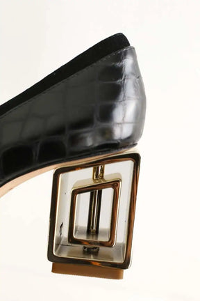 Talons Tory Burch Noir en Cuir