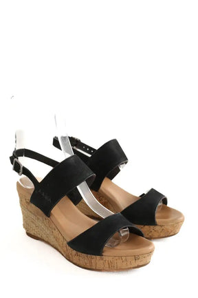 Talons Ugg Noir en Daim