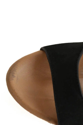 Talons Ugg Noir en Daim