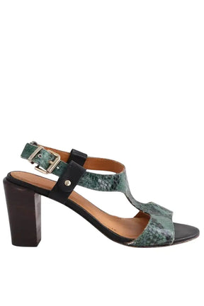 Talons Vanessa Bruno Vert en Cuir, taille 37 - Seconde Main