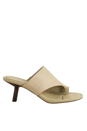 Talons Vince Beige en Cuir, taille 38 - Seconde Main