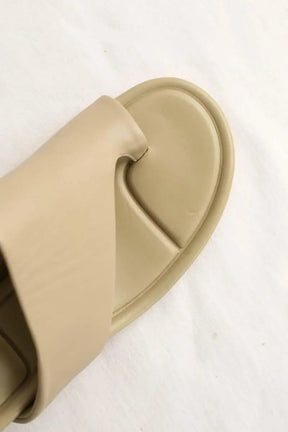 Talons Vince Beige en Cuir