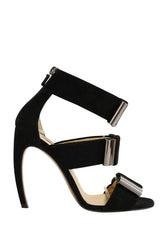 Talons Walter Steiger Noir en Daim, taille 36 - Seconde Main