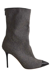 Boots Jimmy Choo Gris en Cuir, taille 40 - Seconde Main