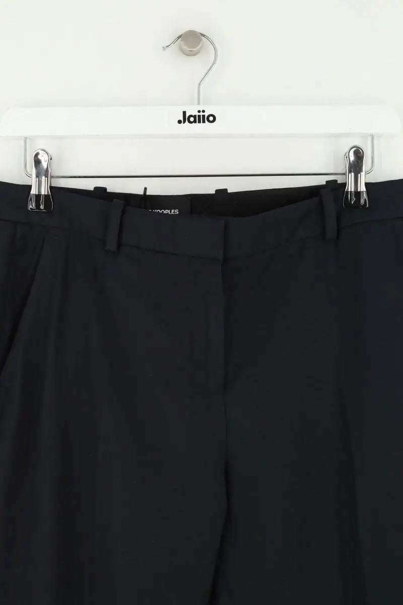 Pantalon droit The Kooples Noir en Laine
