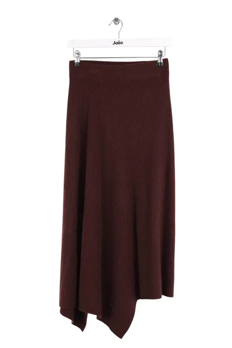 Jupe Notshy Bordeaux en Cachemire, taille S - Seconde Main