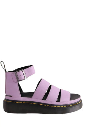 Mules Dr. Martens Violet en Cuir, taille 42 - Seconde Main