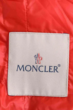 Doudoune Moncler Rouge en Fourrure