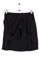 Jupe The Kooples Noir en Synthétique, taille S - Seconde Main