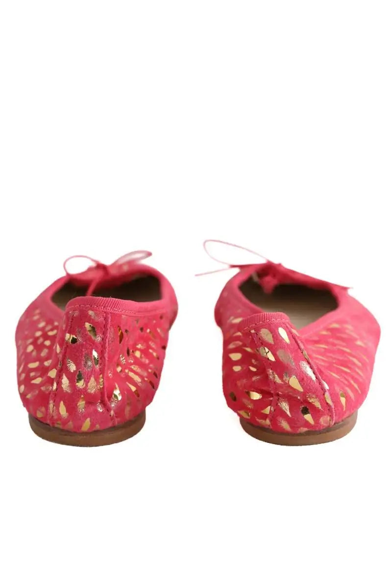 Ballerines Anniel Rose en Cuir