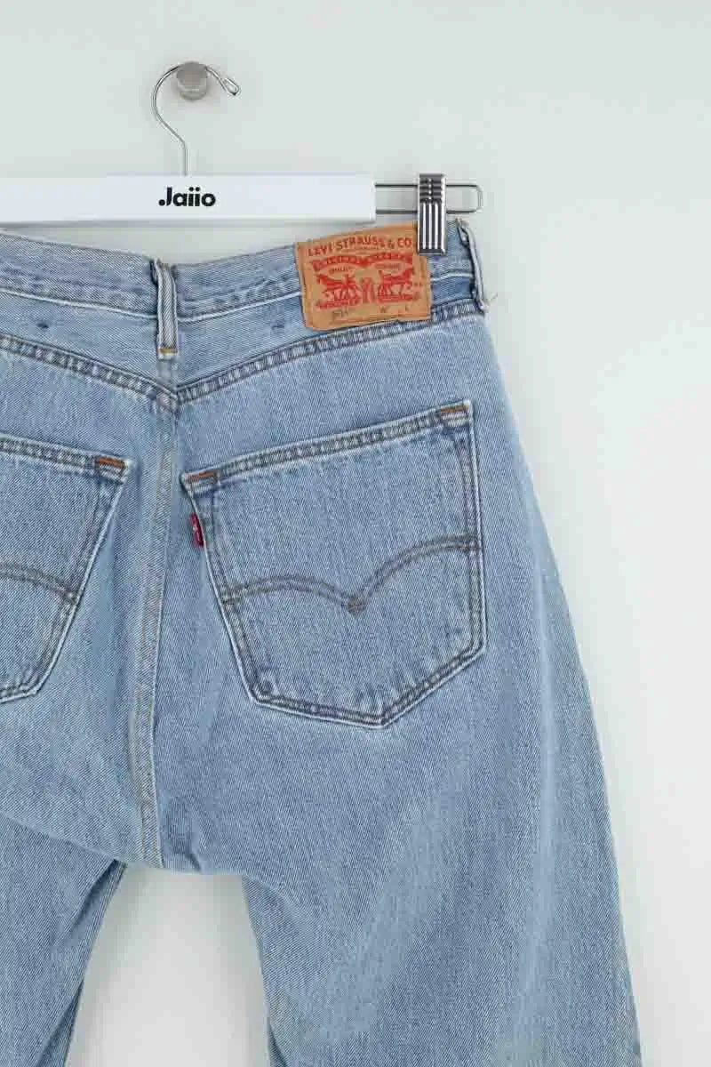 Jean droit Levi's Bleu en Coton