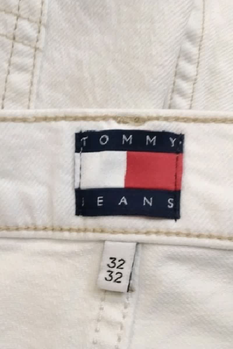 Jean droit Tommy Hilfiger  Blanc