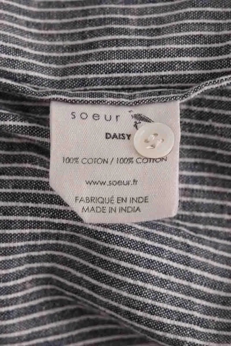 Blouse Soeur Gris en Coton