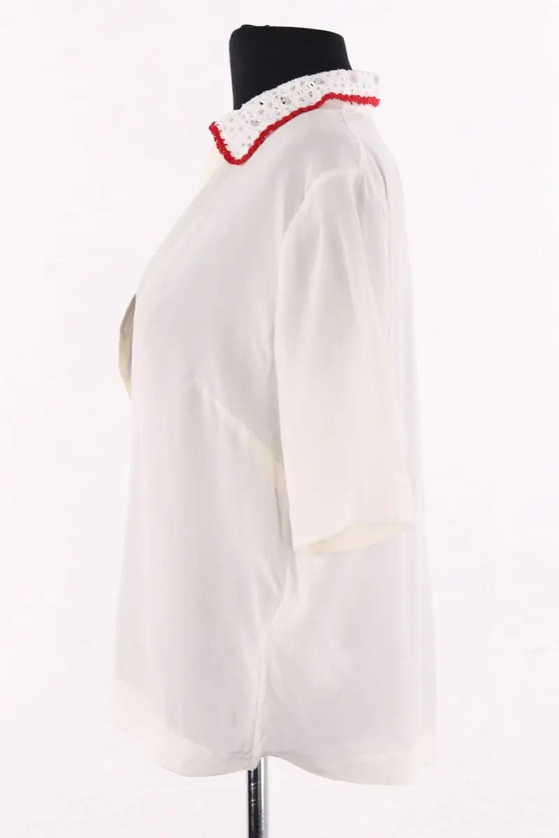 Blouse Sandro Beige en Soie