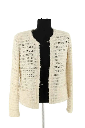 Veste Iro Beige en Coton, taille S - Seconde Main