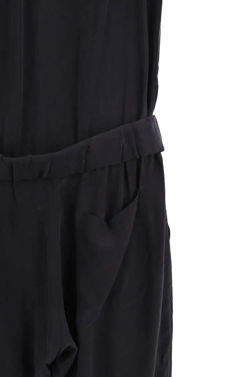 Combinaison Toupy Noir en Soie