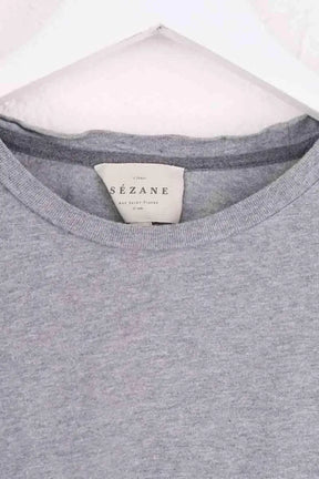 T-shirt Sézane Gris en Coton