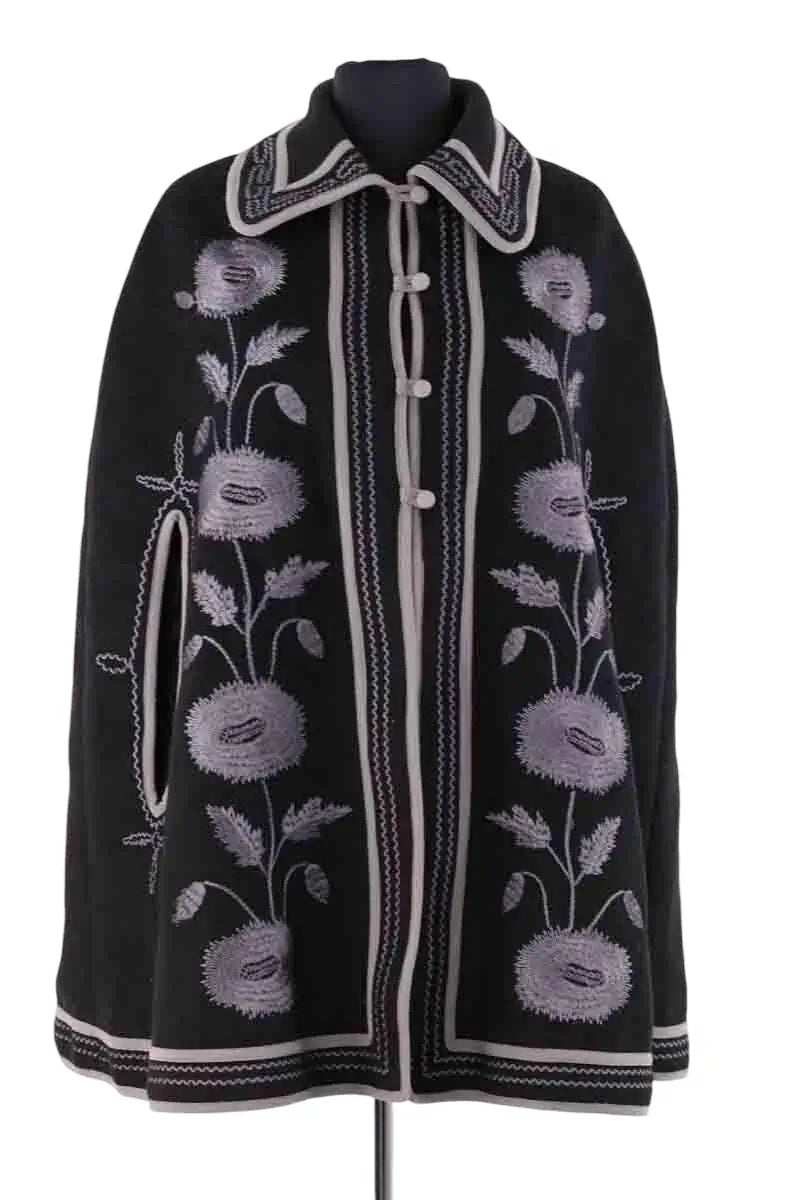 Manteau Antik Batik Noir en Synthétique, taille M - Seconde Main
