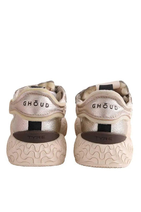 Baskets Ghoud Beige en Cuir