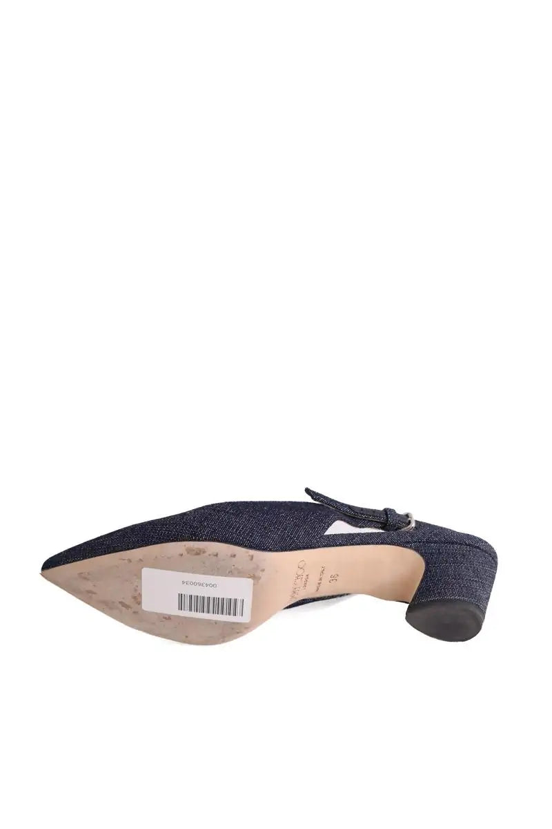 Talons Jimmy Choo Bleu en Cuir