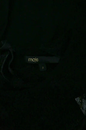 Blouse Maje Noir en Synthétique