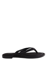 Tongs A.EMERY Noir en Cuir, taille 42 - Seconde Main