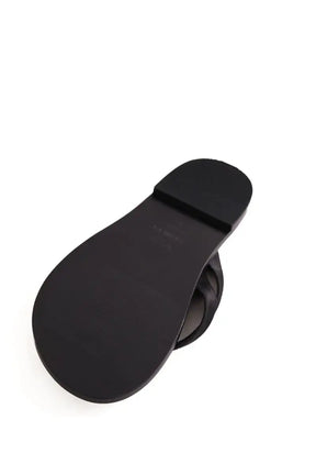 Tongs A.EMERY Noir en Cuir