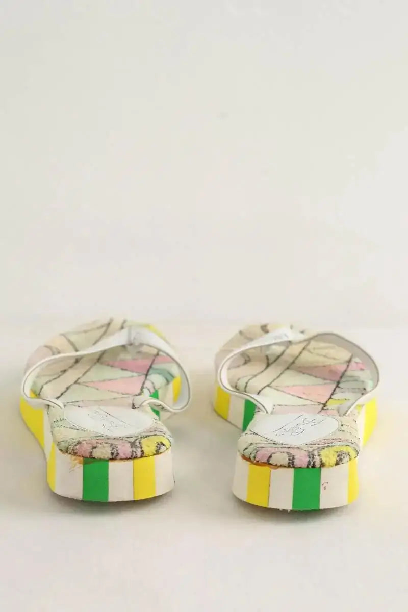Tongs Emilio Pucci Multicolore en Plastique