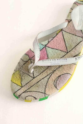 Tongs Emilio Pucci Multicolore en Plastique