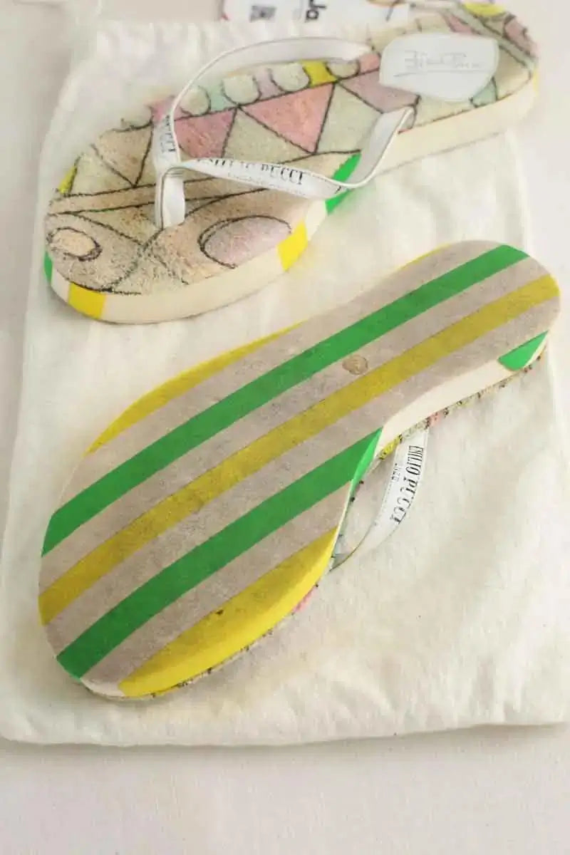 Tongs Emilio Pucci Multicolore en Plastique