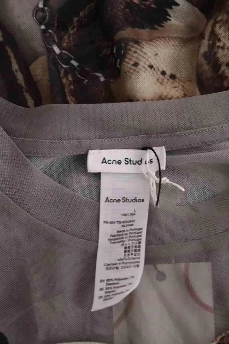 Top Acne Studios Gris en Synthétique
